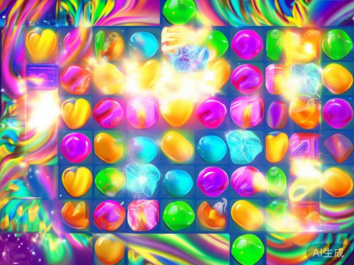 在电子糖果派对中，每一次移动都应经过思考。盲目追求